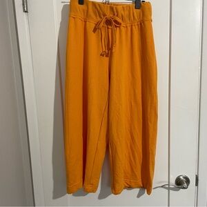 Free People Beach Wide-leg Terry Cloth Pants